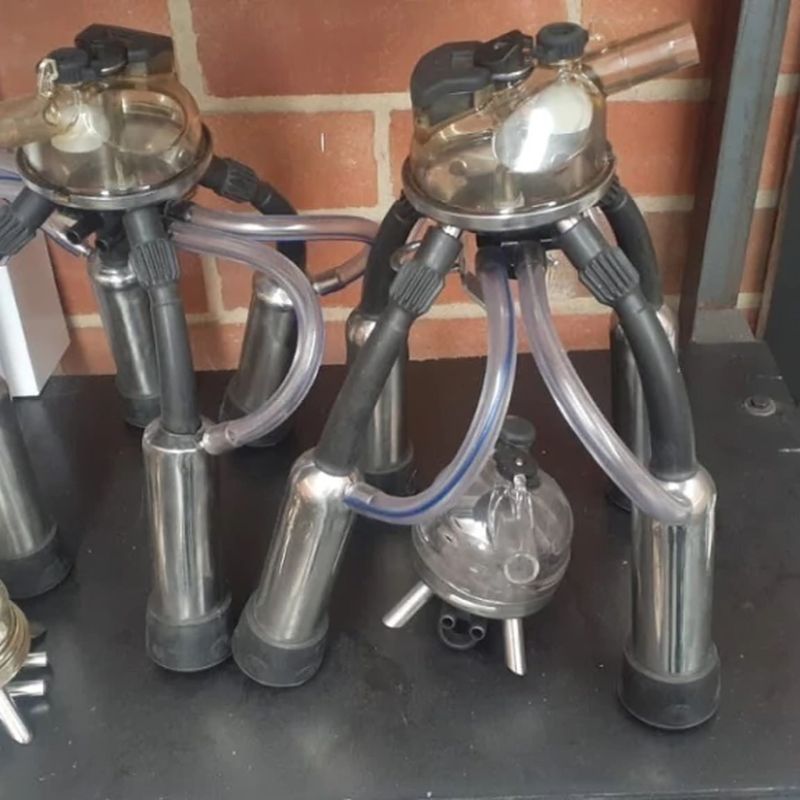 Unidad Completa con Casquillos y Pezoneras - Colector de ordeño Classic 300 para vacas adaptable a Westfalia — foto 2