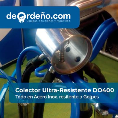 Colector de ordeño para vacas ULTRA-RESISTENTE ACERO INOX — foto 2