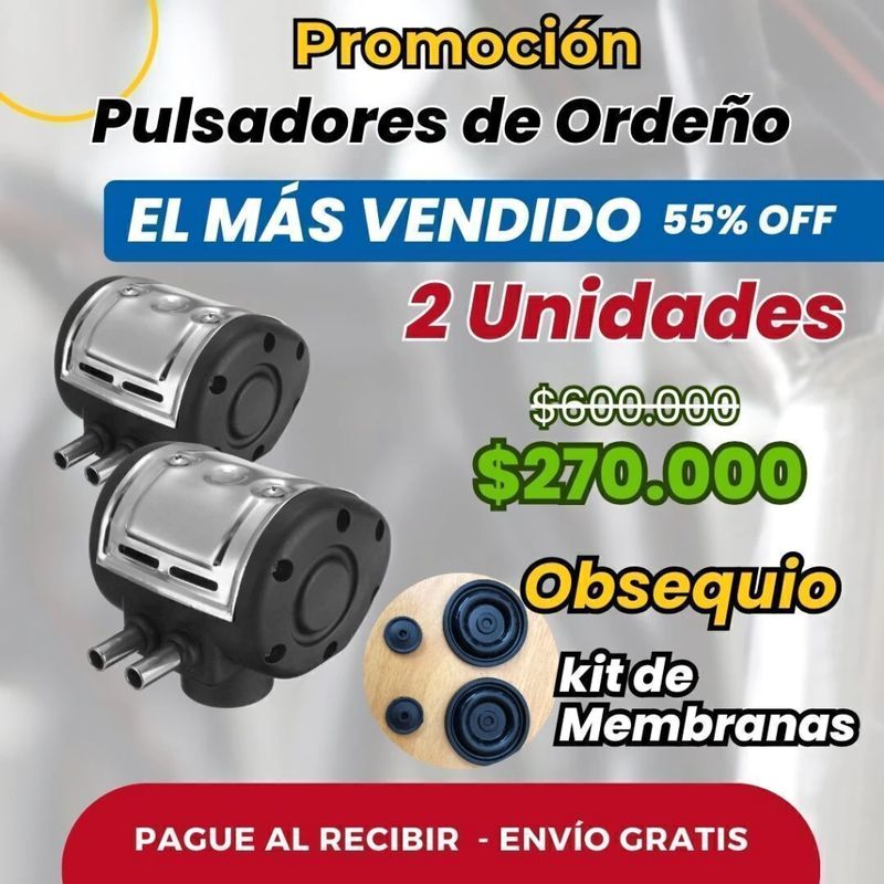 Pulsador para Ordeñadora Neumático L80 para Vacas — foto 2