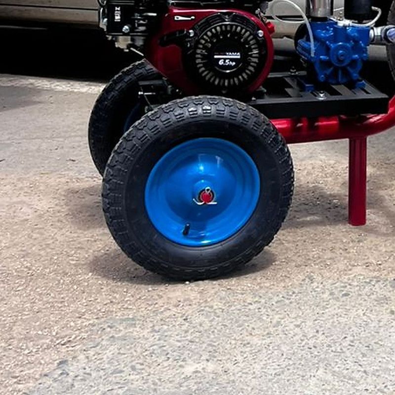 Rueda neumática de 8 pulgadas para equipo de ordeño — foto 2