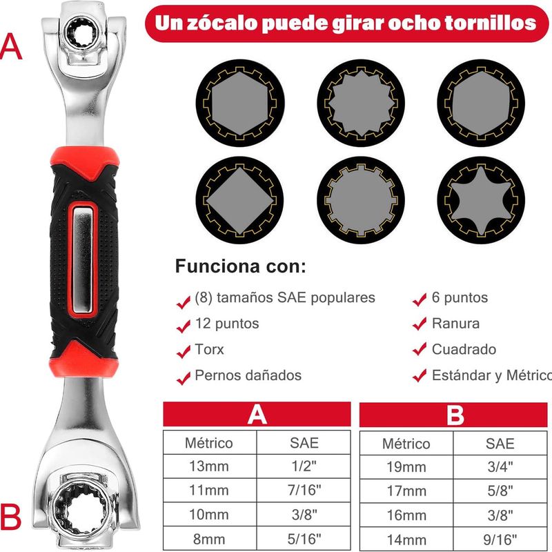 Llave multiusos 48 en 1 Universal — foto 3