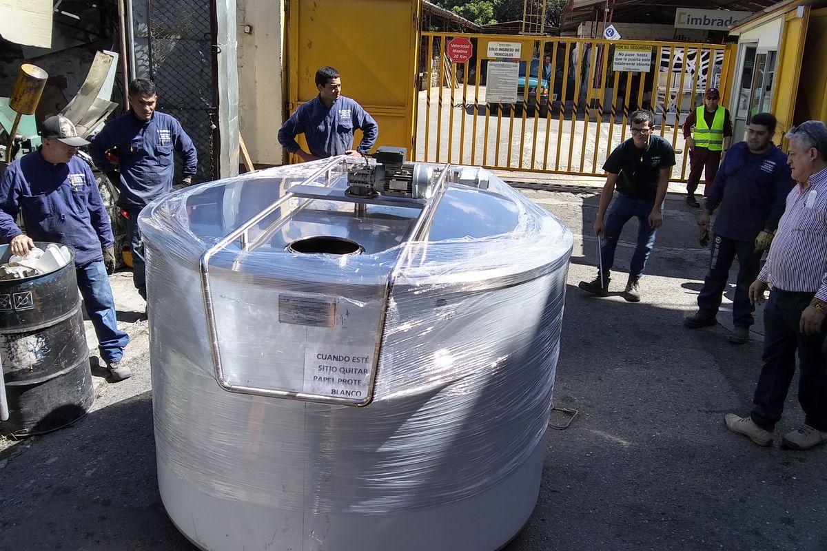 Tanque de enfriamiento de leche en acero inoxidable de deOrdeño